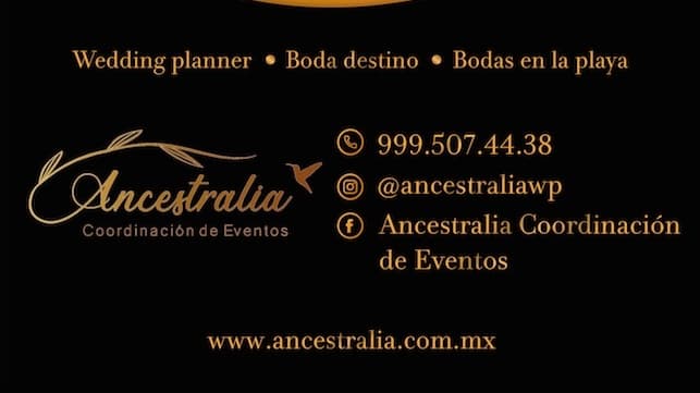 Ancestralia coordinación de eventos