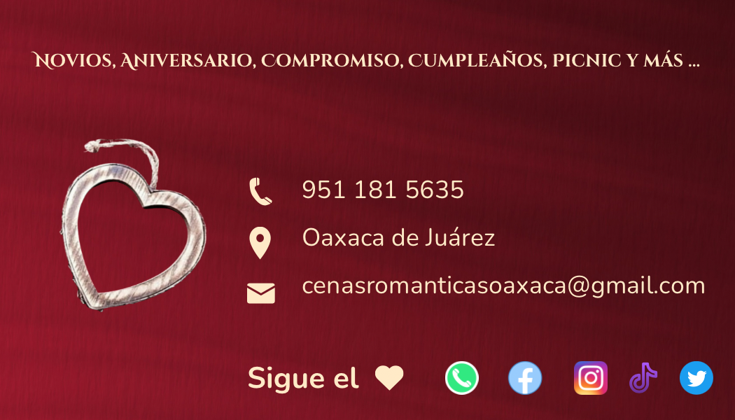 Cenas Románticas Oaxaca